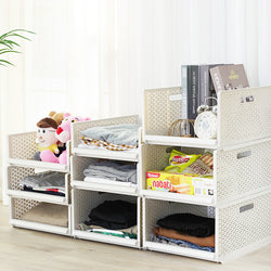 Drawer Type Space-saving Wardrobe Dormitory Rack